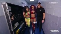 Bayley Helps Sasha Banks To The Trainers Room