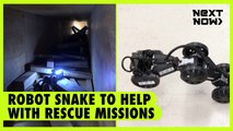 Robot snake to help with rescue missions | NEXT NOW