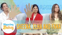Elha Nympha, Sheena Belarmino and Fana play Put a Finger Down Challenge