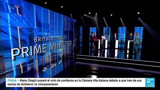 Rishi Sunak y Liz Trus, finalistas en la carrera por el puesto de primer ministro de Reino Unido