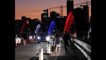 Newly opened Sixth Street bridge becomes haven for illegal takeovers