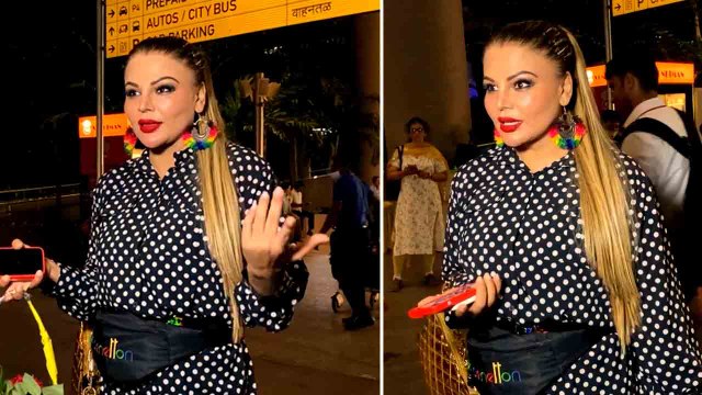 Rakhi Sawant ने Paparazzi से BF Adil Khan के बारे में की बातें, लेने पहुंची Airport, Video viral