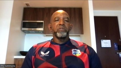 SIMMONS AHEAD OF INDIA ODI