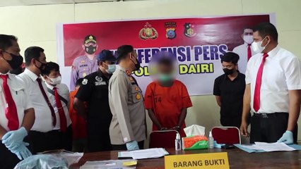 Polres Dairi Ungkap Kasus Perampasan Uang  Nasabah Bank