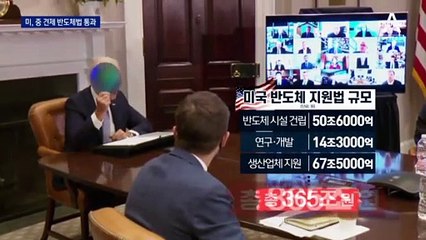 美, ‘中 견제’ 반도체 지원법 일사천리 통과