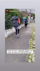 Jennifer de "Mariés au premier regard 2022" souffre lors de La Marche des champions