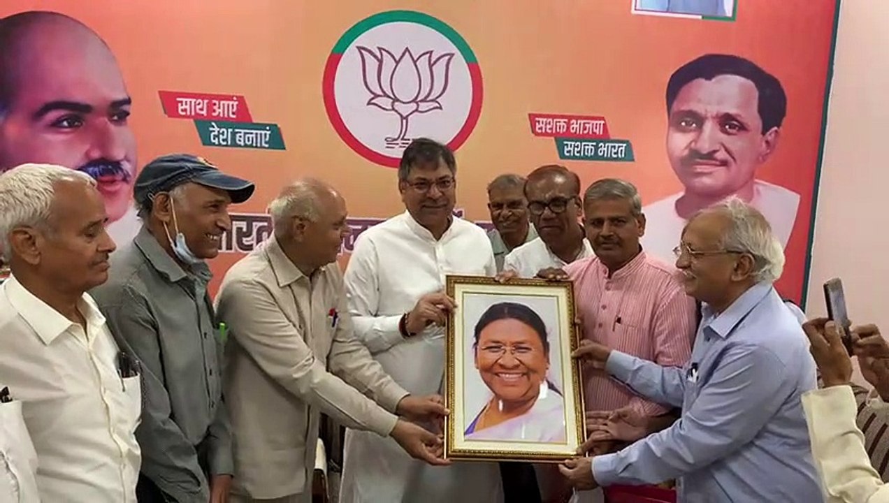 VIDEO- द्रौपदी मुर्मू के राष्ट्रपति बनने पर जनजाति समाज ने पूनिया से कहीं ये बात