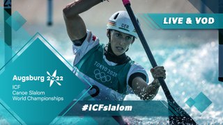 2022 ICF Canoe-Kayak Slalom World Championships Augsburg Germany / Canoe Heats 2nd Run (291)