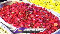 Huge Demand For Flowers On Occasion Of Sravana Masam | Hyderabad | V6 News