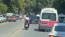 Trafikte geri geri giden sürücüye ceza yağdı