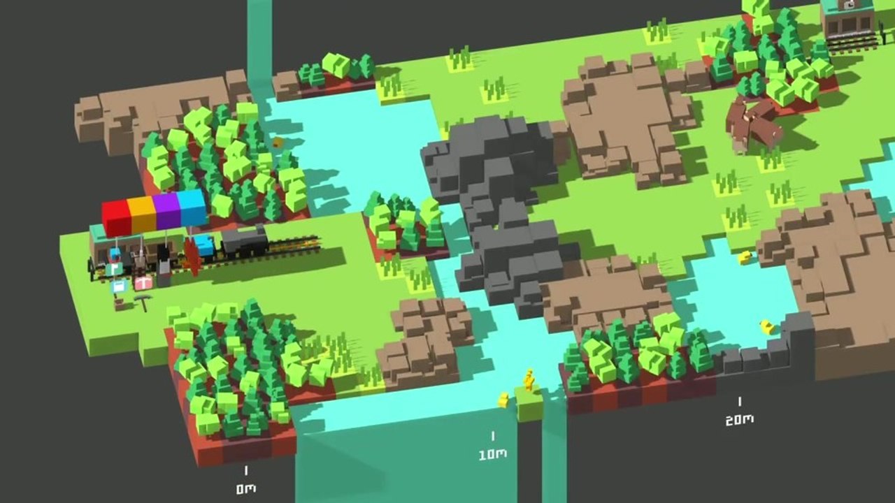 Unrailed! - trailer zeigt den chaotischen streckenbau-koop