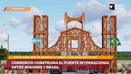 Consorcio construirá el puente internacional entre Misiones Y Brasil