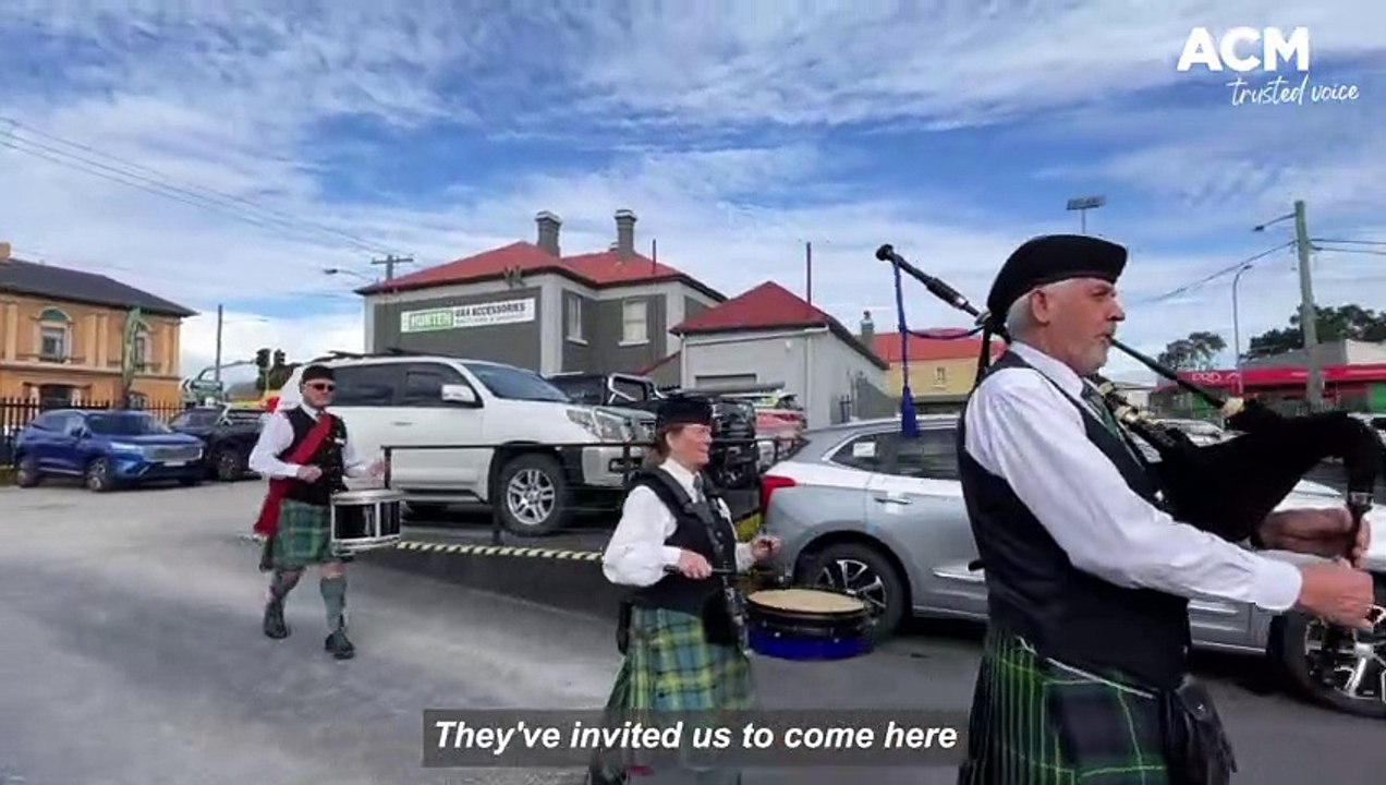 City of Maitland Pipe and Drums, 21st July 2022, Maitland Mercury