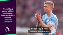 Zinchenko brings 'competitive edge' to Arsenal - Arteta