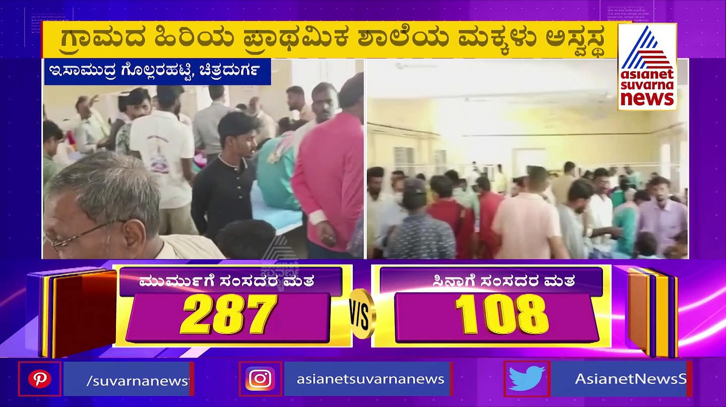 ಬಿಸಿಯೂಟ ಸೇವಿಸಿ 40 ಮಕ್ಕಳು ಅಸ್ವಸ್ಥ,  ನಾಲ್ವರು ಗಂಭೀರ