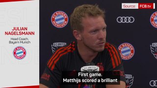 Nagelsmann thrilled with Mane and de Ligt after Bayern win