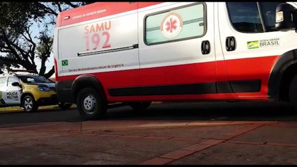 Polícia Militar e Samu são acionados para atenderem mulher em surto