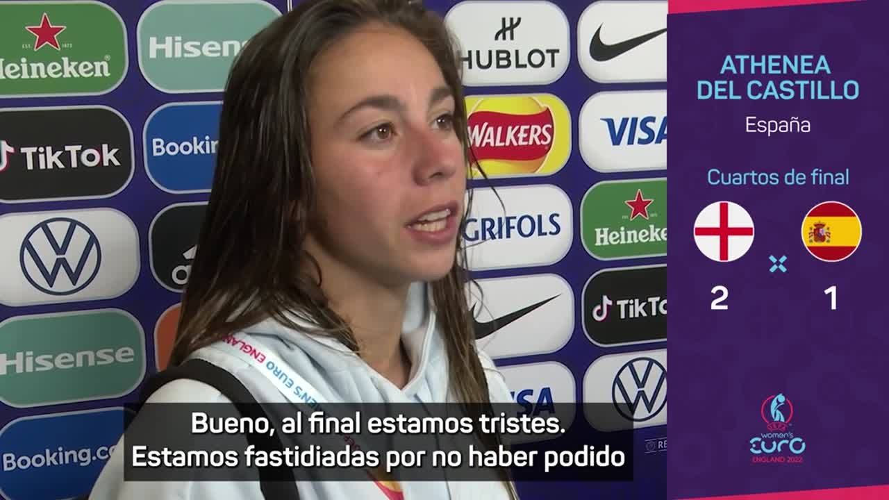 Athenea, tras perder ante Inglaterra: "Estamos tristes"