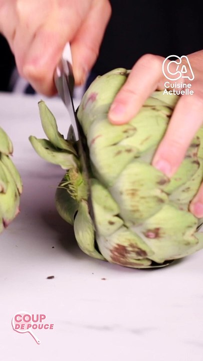 CUISINE ACTUELLE - Coup de pouce - Préparer un artichaut