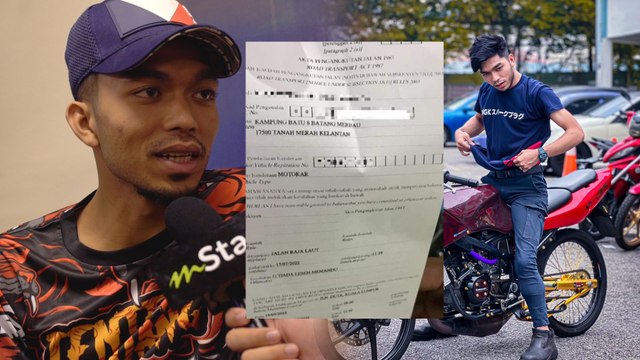 Kecoh Haqiem Stopa kena saman, mengaku tak ada lesen tapi ada driver!