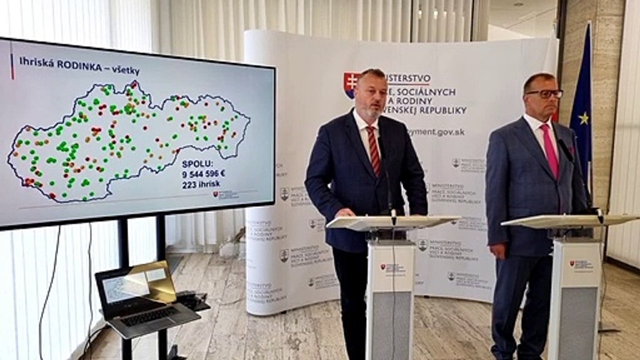 ZÁZNAM: M. Krajniak: Štát podporí výstavbu ďalších vyše 100 inkluzívnych areálov Rodinka