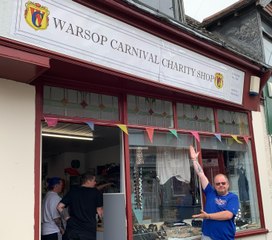First look inside Warsop's new carnival charity shop
