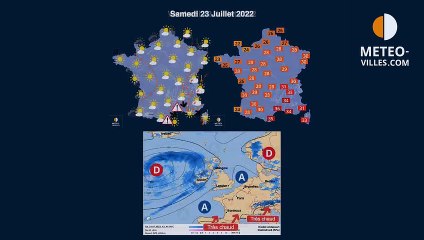 prévisions météo du jeudi 21 juillet 2022