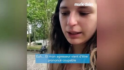 Karine, 25 ans, émue aux larmes, a dénoncé la peine de prison prononcée pour son violeur