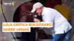 Lula rebate Bolsonaro sobre urnas: ''Inventa mentiras porque já sabe que vai perder''