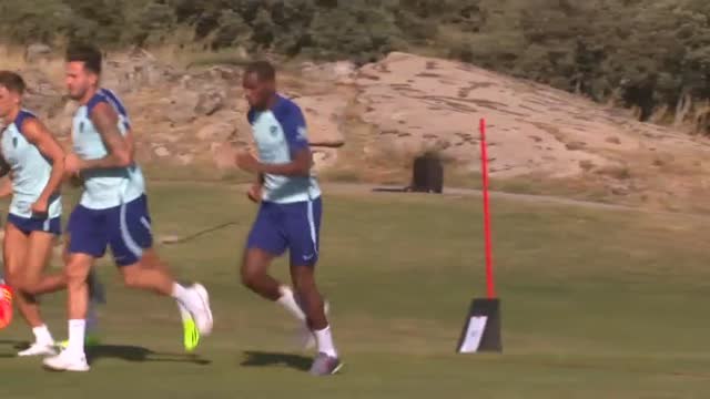 Nueva sesión de entrenamiento del Atlético de Madrid