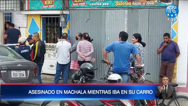 Machala: Hombre fue asesinado mientras iba en su carro