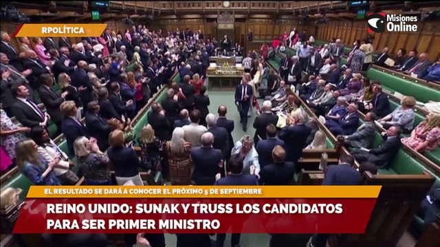 Reino Unido: Sunak Y Truss los candidatos para ser primer ministro