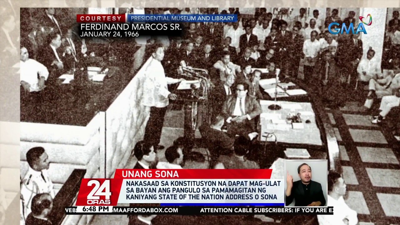 SPECIAL REPORT: Nakasaad sa Konstitusyon na dapat mag-ulat sa bayan ang pangulo sa pamamagitan ng kaniyang State of the Nation Address o SONA | 24 Oras