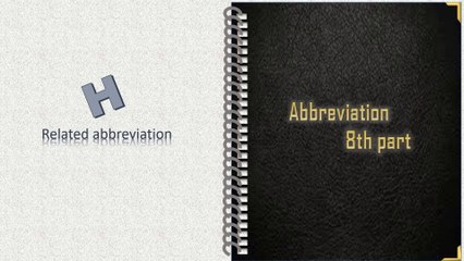 abbreviations/Full form for competitive exams /8th part