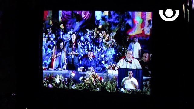 Pueblo de Masaya se reúne para escuchar palabras del comandante Ortega