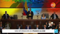 Iván Duque entregó su último discurso como presidente de Colombia ante el Congreso de ese país
