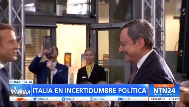 Mario Draghi oficializó su renuncia como primer ministro de Italia