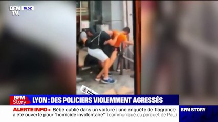 Video herunterladen: Lyon: trois policiers agressés lors d'une interpellation dans le quartier de la Guillotière