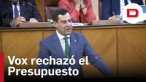 Moreno reprocha a Olona que pida medidas anticrisis cuando Vox rechazó el Presupuesto