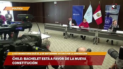 Chile: bachelet está a favor de la nueva constitución