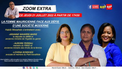 Zoom Extra : La femme mauricienne face aux défis d’une société moderne.