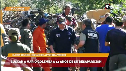 Buscan a Mario Golemba a 14 años de su desaparición