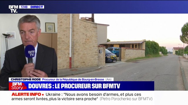 Tuerie familiale à Douvres: Le forcené était armé d'un sabre et d'une arme à feu explique le procureur