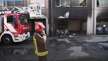 Auto a fuoco in via delle Borre, danni anche a una casa