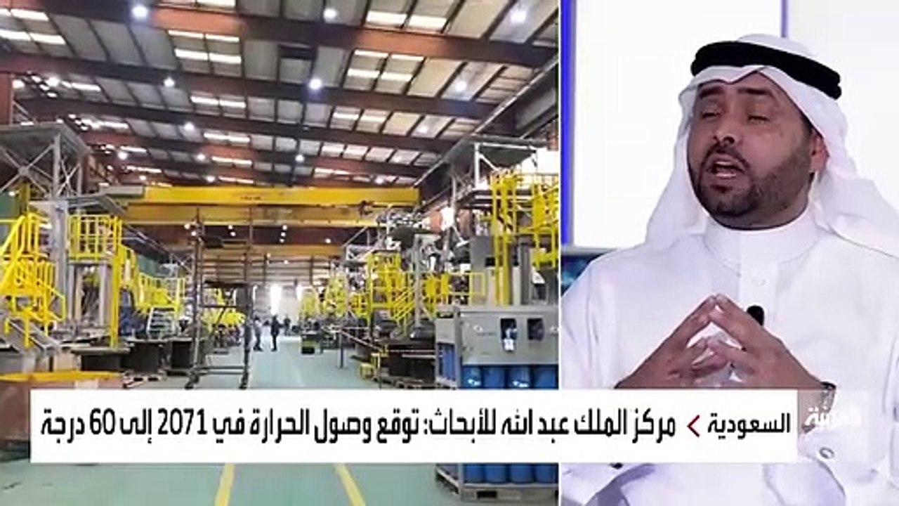 نشرة_الرابعة الباحث في مركز الملك عبد الله العالمي للأبحاث الطبية الدكتور مشعان الدليمي بقاء الإنسان في جو حار يؤدي إلى تثبيط ثلثي جيناته النشطة و
