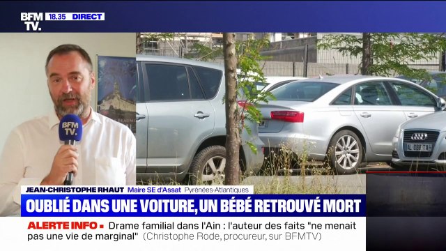 Un bébé retrouvé mort après avoir été oublié dans une voiture: C'est un drame terrible [...] Tout le monde est effondré réagit le maire sur BFMTV