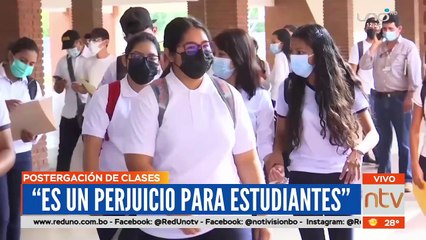 Postergación de clases es perjudicial para los estudiantes