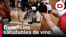 El vino presenta en El Escorial sus beneficios saludables con un consumo moderado