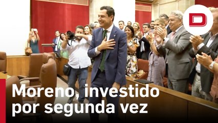 Moreno, investido por segunda vez presidente andaluz con la mayoría absoluta del PP