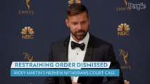 Ricky Martin's Nephew Withdraws Court Case as Restraining Order Dismissed